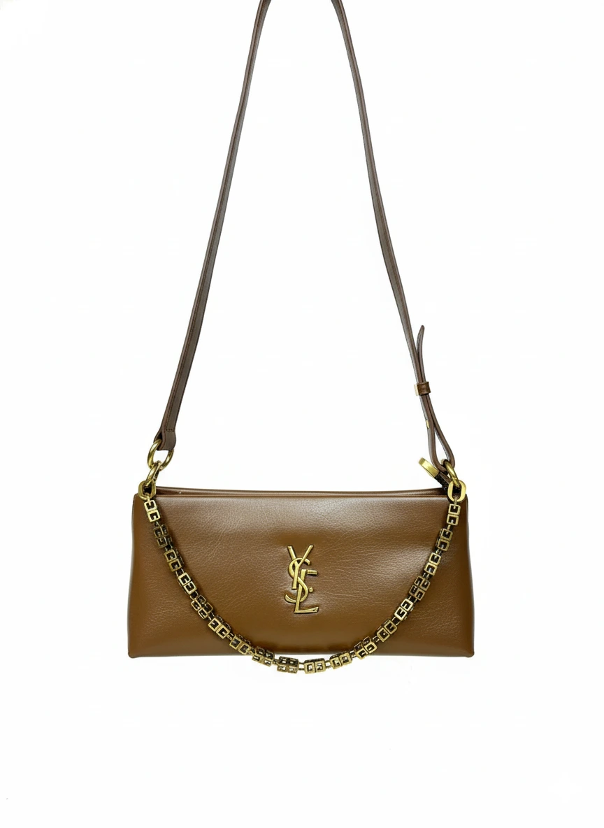 Exclusive YSL Crossbody Bag – Premium Leather - Image 3